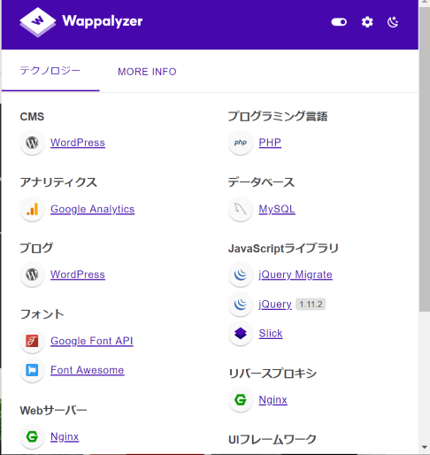 Wappalyzer